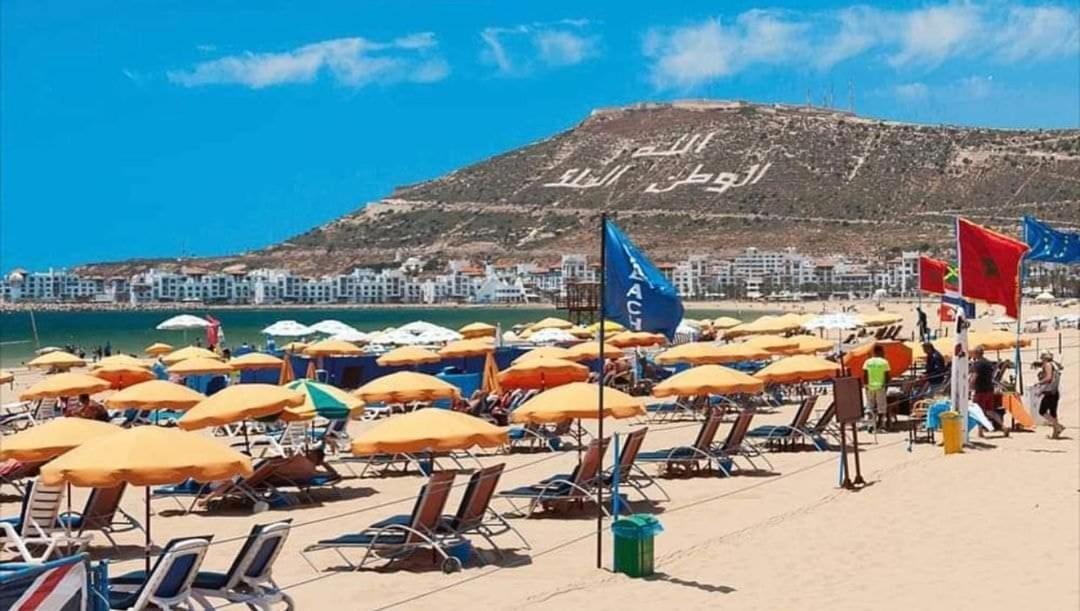 Appartement Deluxe Avec Piscine Privee Agadir Buitenkant foto