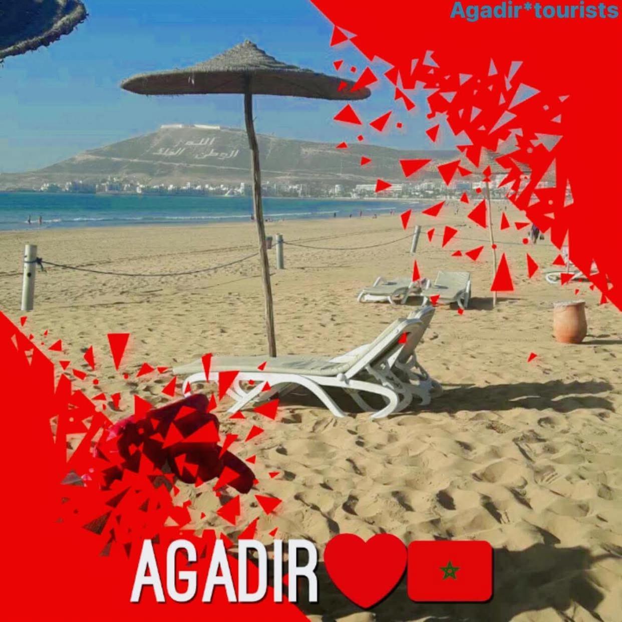 Appartement Deluxe Avec Piscine Privee Agadir Buitenkant foto